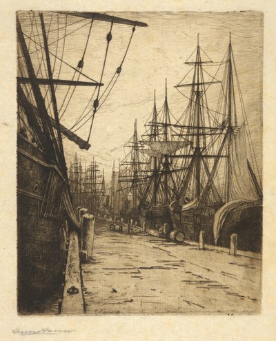 大西洋ドックの夜 作： Henry Farrer