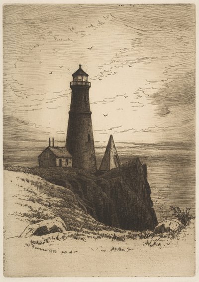 灯台、1880年。 作： Henry Farrer