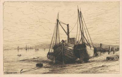 ニューヨーク湾で 作： Henry Farrer