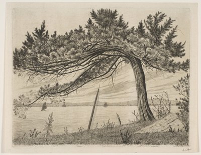 ペルハム湾、ca。 1875年 作： Henry Farrer