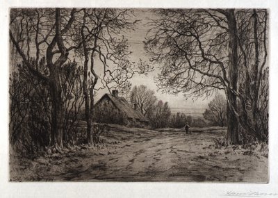 冬の夕べ 作： Henry Farrer