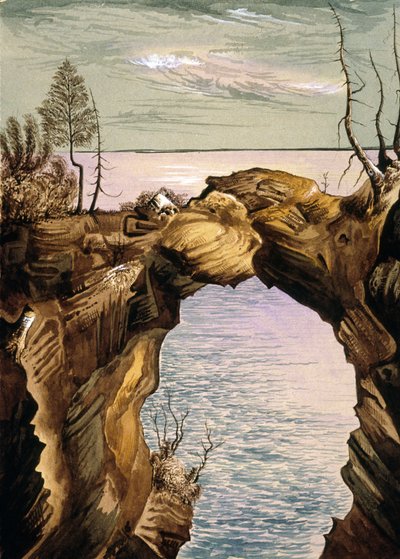 風景（紙にトイレ） 作： Henry Francis Ainslie
