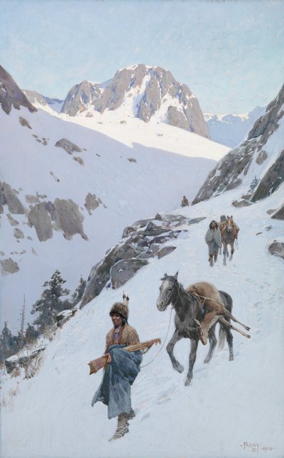 成功した狩り、1906 作： Henry Francois Farny