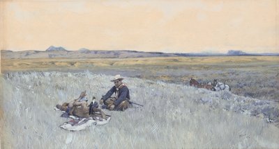 嘘の交換、1906年。 作： Henry Francois Farny