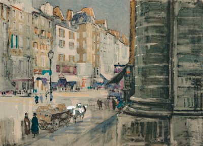 サンタントワーヌの革命独自のストリート、1927年、1927年 作： Henry Franks Waring
