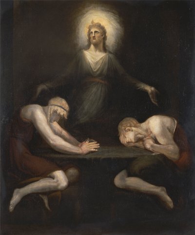 Kristus katoaa Emmauksessa [1792, Royal Academy of Arts, Lontoo, näyttelyluettelo] 作： Johann Heinrich Füssli