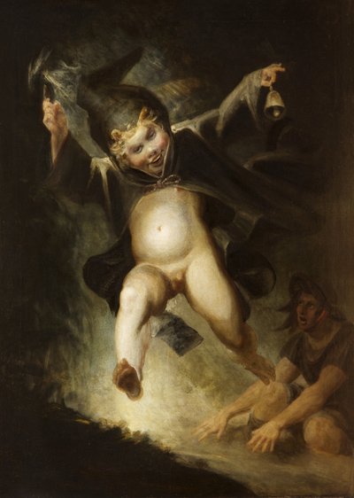 修道士パック 作： Johann Heinrich Füssli
