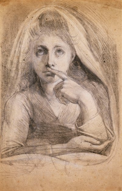 沈黙としてのマーサ・ヘス 作： Johann Heinrich Füssli