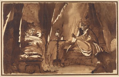 夜中 作： Johann Heinrich Füssli