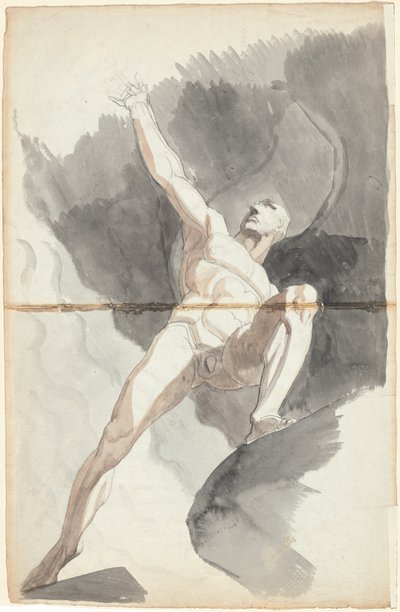 天の力に逆らうサタン 作： Johann Heinrich Füssli