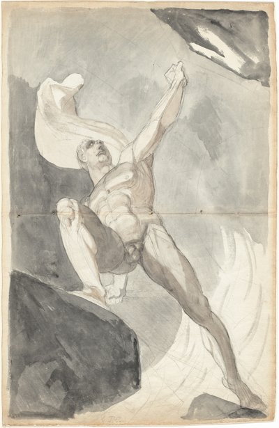 天の力に逆らうサタン 作： Johann Heinrich Füssli