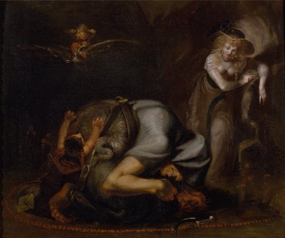 ベン・ジョンソンによる女王の仮面からの魔女のシーン 作： Johann Heinrich Füssli