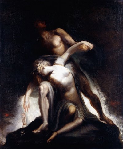 大洪水のビジョン 作： Johann Heinrich Füssli