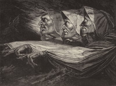 マクベスの魔女 作： Johann Heinrich Füssli