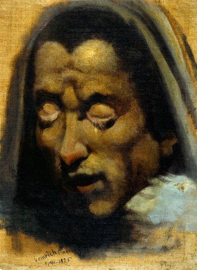 ダンテの「地獄篇」より、呪われた魂の2つの頭部（表と裏） 作： Henry Fuseli