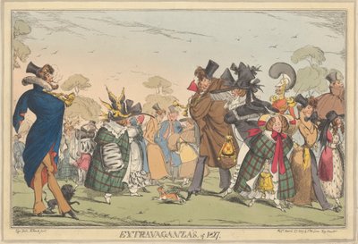 1827年のエクストラバガンザ 作： Henry Heath
