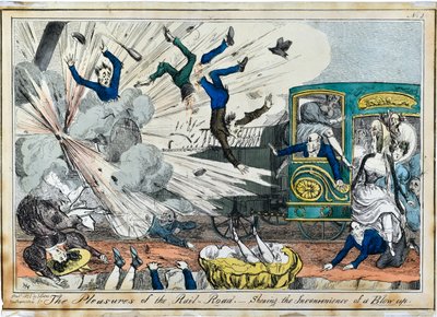 鉄道の楽しみ。爆破の不便さを示す 作： ヘンリー・ヒース