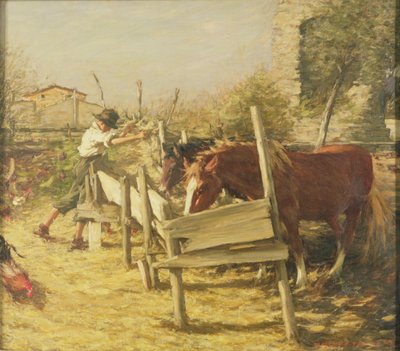 アッピアウェイ 作： Henry Herbert La Thangue