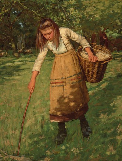 ウールギャザラー、 作： Henry Herbert La Thangue