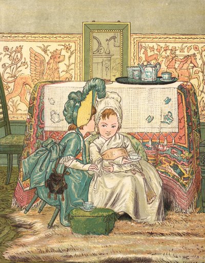 コンフィデンシャル・ピープル（カラーリトグラフ 作： Henry Hetherington Emmerson
