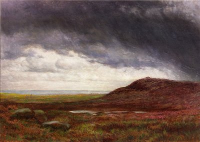 Moorland (水彩とガッシュ) 作： Henry Hetherington Emmerson