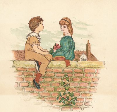 Neighbourly People（カラーリトグラフ 作： Henry Hetherington Emmerson
