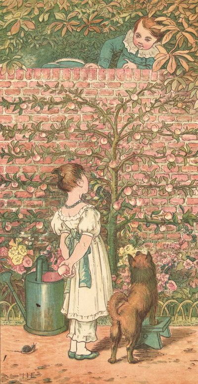Talkative People（カラーリトグラフ 作： Henry Hetherington Emmerson