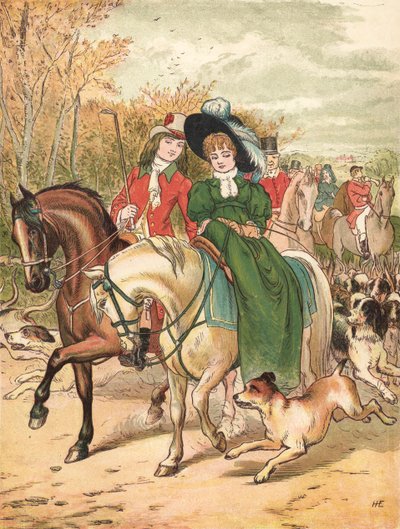 The Meet（カラーリトグラフ 作： Henry Hetherington Emmerson