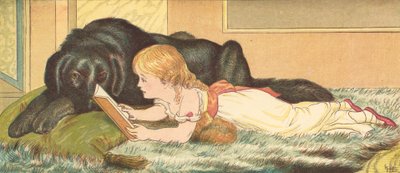 プリンセスとその保護者（カラーリトグラフ 作： Henry Hetherington Emmerson