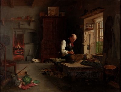 村の仕立て屋、1851年 作： Henry Hetherington Emmerson