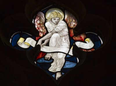 Quatrefoil Tracery、エンジェル、1882 作： Henry Holiday