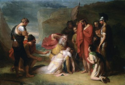 リアとコーデリア、1820年頃 作： Henry Howard