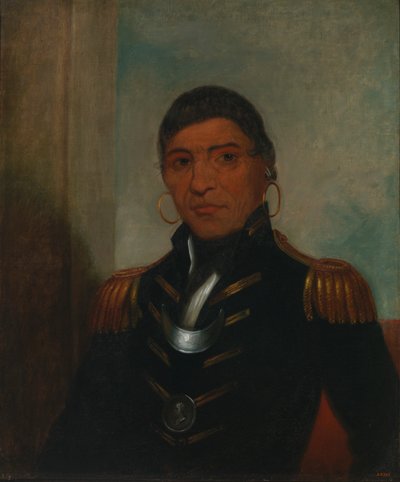 ビッグ・バッファロー・チペワ、1832～1833年。 作： Henry Inman