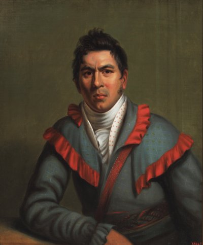 チャールズ・コーネルズ《オクチャイ・フィクシコ（クリーク）》1831年（油彩・キャンバス） 作： Henry Inman