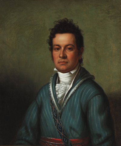 デヴィッド・ヴァン（チェロキー族） 1831年 （油彩・キャンバス） 作： Henry Inman