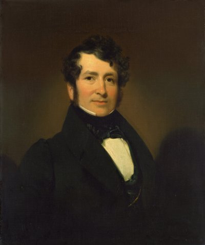 ジョージ・ポープ・モリス、c。 1836年。 作： Henry Inman