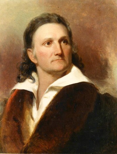 JJ Aududon（1785-1851）c.1833の肖像（紙にトイレ） 作： Henry Inman