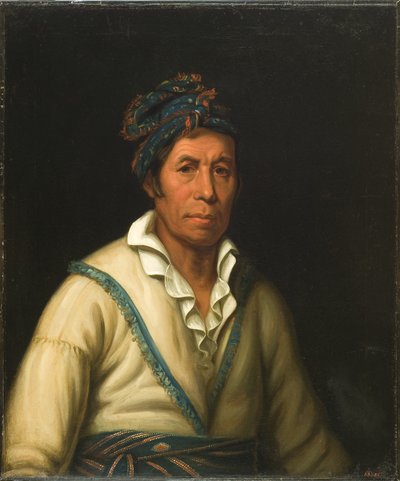 トゥーアン・トゥー（チェロキー）、1832年〜33年 作： Henry Inman