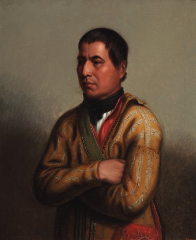 正体不明のセミノール人 1831年 （油彩・キャンバス） 作： Henry Inman