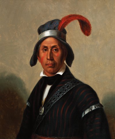 ヤハ・ハジョ《マッド・ウルフ（クリーク）》1836年（油彩・キャンバス） 作： Henry Inman