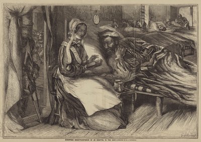 クリスマスチャリティー、東部の病院の内部 作： Henry James Townsend