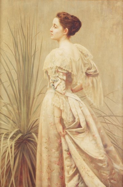 女性の肖像 作： Henry John Hudson
