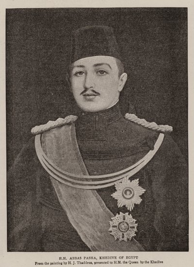 HH Abbas Pasha、エジプトのKhedive 作： Henry Jones Thaddeus