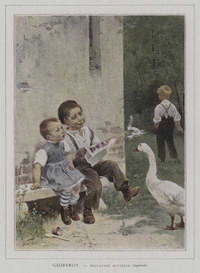 教育ムトゥエル（相互教育） 作： Henri Jules Jean Geoffroy