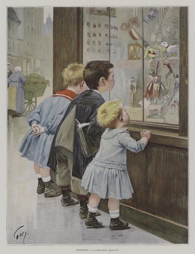 誘惑 作： Henri Jules Jean Geoffroy