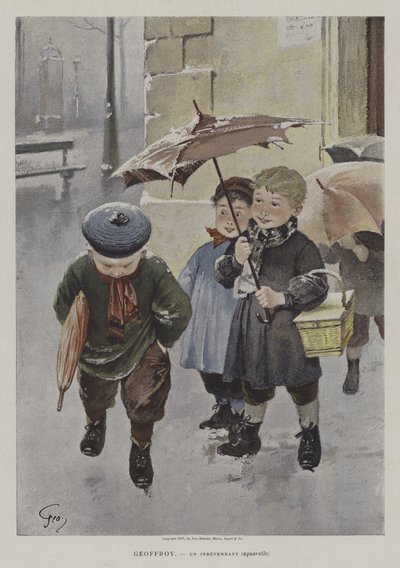 独立した 作： Henri Jules Jean Geoffroy