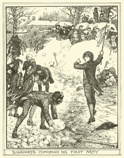 ボナパルトが最初の軍隊を指揮 作： Henry Justice Ford
