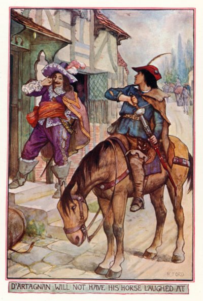 D "アルタニャンは彼の馬を笑わせません 作： Henry Justice Ford