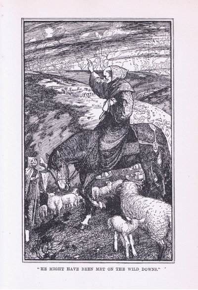 彼はワイルドダウンズで会ったかもしれない、1912 作： Henry Justice Ford