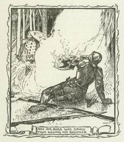 ボーズ卿が彼の兄弟を殺すことからどのように救われたか 作： Henry Justice Ford